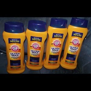 4 Arm & Hammer 3 in 1 Utra Max Shampoo/body wash